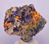 4.3cms GEM WULFENITE FLUORITE MIMETITE CRYSTALS ALAMO ARIZONA USA MINERAL YB47