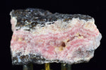 5.8cms RHODOCHROSITE ROSETTE QUARTZ SPHALERITE PERU PINK CRYSTALS NEEDLES  RB325