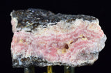 5.8cms RHODOCHROSITE ROSETTE QUARTZ SPHALERITE PERU PINK CRYSTALS NEEDLES  RB325