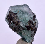 2.7cms GEOCRONITE GREEN FLUORITE CRYSTAL PERU MILPO ATACOCHA PERU SHINY KB36