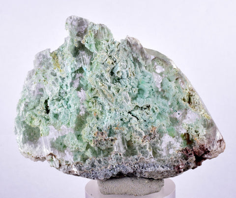 5.7cms GEM SELENITE CHRYSOCOLLA CRYSTAL LILY MINE 2000 DISCOVERY PERU TB52