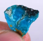 11carats GEM SILICA CHRYSOCOLLA CHALCEDONY PERU HIGH YIELD NEW FIND ROUGH SB46