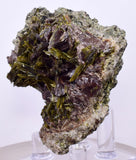 5.2cms PREMIUM EPIDOTE AXINITE QUARTZ CRYSTALS PERU AESTHETIC COLLECTOR CBZ161