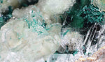 14cms GEM ATACAMITE INSIDE SELENITE CRYSTAL LILY MINE 2000 DISCOVERY PERU AB183