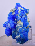 7.6cms NEW BLUE CHALCANTHITE NATURAL BOTRYOIDAL CRYSTALS PERU TRANSLUCENT FB30
