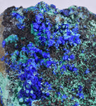 7.1cms AZURITE MALCHITE CRYSTALS PERU MINERAL SPECIMEN CUSCO UB209