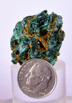 3cms MALACHITE CRYSTALS CONGO MINDINGI MINE SUPER SHINY MINERAL SPECIMEN UB93