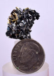 1.8cms GOLDEN RUTILE HEMATITE SPRAY NEEDLES CRYSTALS TITANIUM BAHIA BRAZIL  XB05