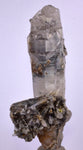 9.1cms GEM QUARTZ NATURAL CHLORITE INCLUDED PHANTOM CRYSTAL PERU  QB77