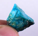 11carats GEM SILICA CHRYSOCOLLA CHALCEDONY PERU HIGH YIELD NEW FIND ROUGH SB46