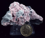 6.2cms RHODOCHROSITE ROSETTE PERU PINK CRYSTALS HUANZALA MINE MINERAL RB561