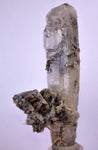 9.1cms GEM QUARTZ NATURAL CHLORITE INCLUDED PHANTOM CRYSTAL PERU  QB77