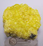 8.6cms SULPHUR NATURAL CRYSTALS BOLIVIA SULFUR POTOSI MINERAL SPECIMEN YB22