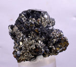 4.2cms SPHALERITE PYRITE GALENA CRYSTALS MINERAL SPECIMEN PERU MB30
