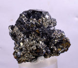 4.2cms SPHALERITE PYRITE GALENA CRYSTALS MINERAL SPECIMEN PERU MB30