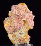 9.7cms ROSE DRUZY QUARTZ BRIGHT CRYSTALS CATHEDRAL BOTRYOIDAL PERU NEW FIND QB72