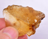 65 grams GEM GOLDEN OPAL PERU TRANSLUCENT SCENIC MINERAL SPECIMEN OB115