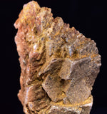 5.3cms GEM RHODOCHROSITE CUBIC CRYSTALS GOETHITE PERU MINERAL SPECIMEN RB608