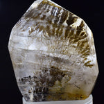 11cms QUARTZ DENDRITIC MANGANESE SHINY POLISHED CRYSTAL MINERAL SPECIMEN QB91