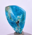 7cts GEM SILICA CHRYSOCOLLA CHALCEDONY POLISHED PERU NEW FIND BB335