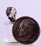 1cms NATIVE SILVER WIRES PERU PROUSTITE CALCITE QUARTZ UCHUCCHACUA MINE HB53
