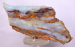 680grms 23cm BLUE OPAL PERU SLAB SCENIC SEASCAPE SCULPTURE ROUGH LANDSCAPE OB153