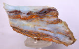 680grms 23cm BLUE OPAL PERU SLAB SCENIC SEASCAPE SCULPTURE ROUGH LANDSCAPE OB153