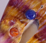 PIECES OF SPINY OYSTER POLISHED PERU JEWELRY PENDANT BB157