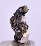 1.2cms NATIVE SILVER WIRE PERU ACANTHITE UCHUCCHACUA MINE MINERAL SPECIMEN HB201