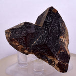 4.7cms  GEM GARNET STEPPED SPESSARTINE CRYSTALS PERU SHINY SHARP RARE GB52