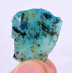 3.8 grams GEM BLUE OPAL PERU ROUGH SCENIC SEASCAPE MINERAL SPECIMEN OB38