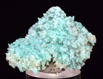 4.2cm SHATTUCKITE ON SELENITE PICKERINGITE CRYSTAL  COLOR PERU CHRYSOCOLLA TB71