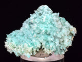 4.2cm SHATTUCKITE ON SELENITE PICKERINGITE CRYSTAL  COLOR PERU CHRYSOCOLLA TB71