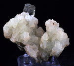5.8cms PREHNITE QUARTZ EPIDOTE CRYSTALS PERU SHINY MINERAL SPECIMEN UB243