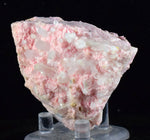 6cms RHODOCHROSITE ROSETTE QUARTZ PERU PINK CRYSTALS NEEDLES MINERAL RB129