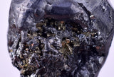 1.8cms GEM ACANTHITE PYRITE CRYSTALS MINERAL SPECIMEN PERU HB266