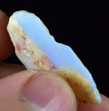 21cts FIRE OPAL AUSTRALIA PRECIOUS BLUE FIRE OPAL COBBER JEWELRY OB104