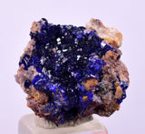 1.8cms GEM AZURITE CRYSTALS MEXICO ROYAL BLUE COLOR SHINY UB267