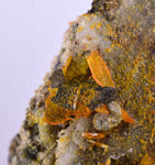 6.3cms GEM RARE WULFENITE MINI CRYSTALS ALAMO ARIZONA USA YB36