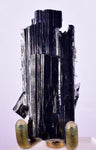 5.5cms HUBNERITE FLOATER QUARTZ CRYSTALS DOUBLY TERMINATED PERU MINERAL MB144