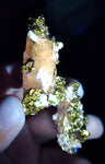 7cms CALCITE QUARTZ PYRITE DICKITE SCHEELITE ? PERU HUANZALA AB122