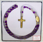 SEÑOR DE LOS MILAGROS LORD OF MIRACLES ROSARY BEADS SYNTHETIC BOOK  PERU JB5