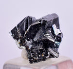 1.3cm PEARCEITE POLYBASITE PYRITE  CRYSTAL SILVER  MINERAL SPECIMEN PERU HB226