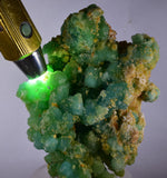13cms MELANTERITE CHALCANTHITE ROMERITE PERU NATURAL BOTRYOIDAL CRYSTALS FB65