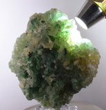 8.4cms ATACAMITE CALCITE DRUZY CHRYSOCOLLA MALACHITE LILY MINE PERU DB72