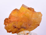 3.7cms GEM YELLOW FLUORITE SHINY CRYSTAL AHOULI MOROCCO MINERAL SPECIMEN KB48