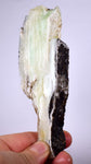 145grs GEM NATURAL SCULPTURE CACTUS SLAB STRONTIANITE ARAGONITE PERU SCENIC CB93