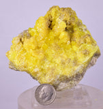 7.7cms SULPHUR NATURAL CRYSTALS BOLIVIA SULFUR POTOSI MINERAL SPECIMEN YB49