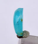 0.5ct GEM BLUE OPAL SCENIC CABOCHON PERU SEASCAPE PENDANT JEWELRY BB298