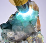 11ms DRUZY GEM SILICA CHRYSOCOLLA CHALCEDONY BOTRYOIDAL LILY MINE PERU DB95